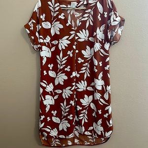 A new day rust dress